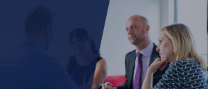 tender team consulting with a client